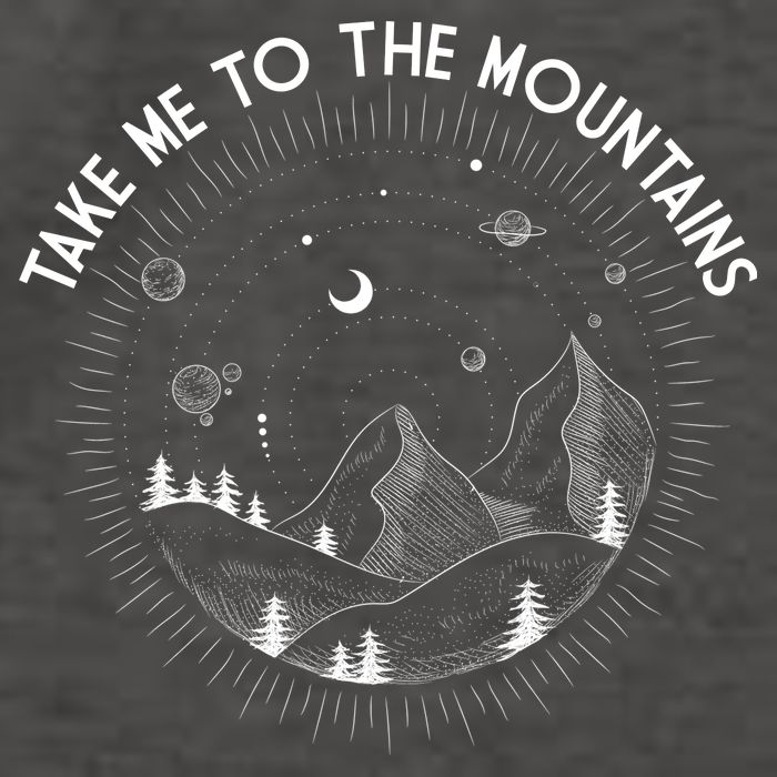 Take Me To The Mountains Nature Vector Backpack