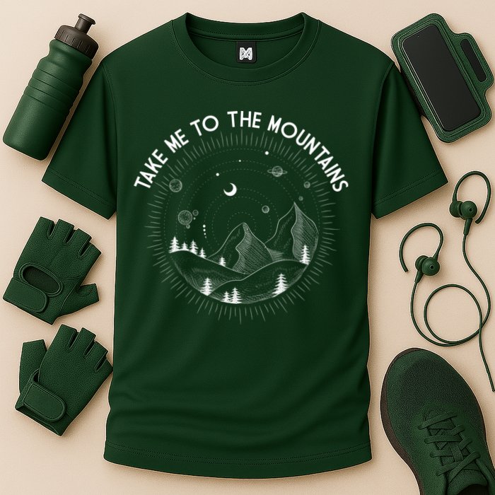 Take Me To The Mountains Nature Performance Shirt