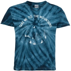 Take Me To The Mountains Nature Kids Tie-Dye T-Shirt