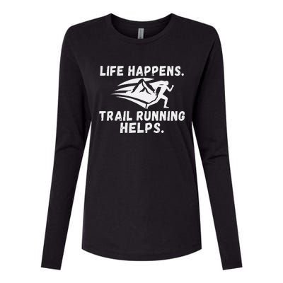 Track Mom Track And Field Mom Runner Running Mama Mother Womens Cotton Relaxed Long Sleeve T-Shirt