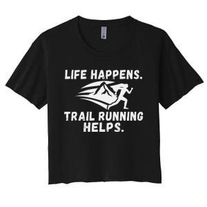 Track Mom Track And Field Mom Runner Running Mama Mother Women's Crop Top Tee