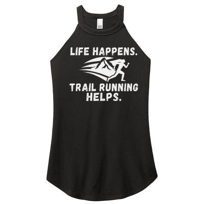 Track Mom Track And Field Mom Runner Running Mama Mother Women's Perfect Tri Rocker Tank