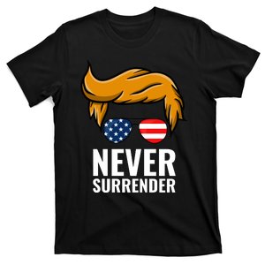 Trump never surrender 2024 Mugshot T-Shirt