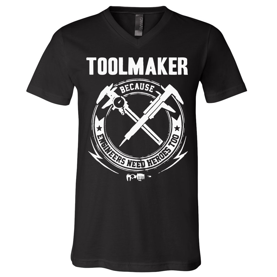 Toolmaker Machinist V-Neck T-Shirt