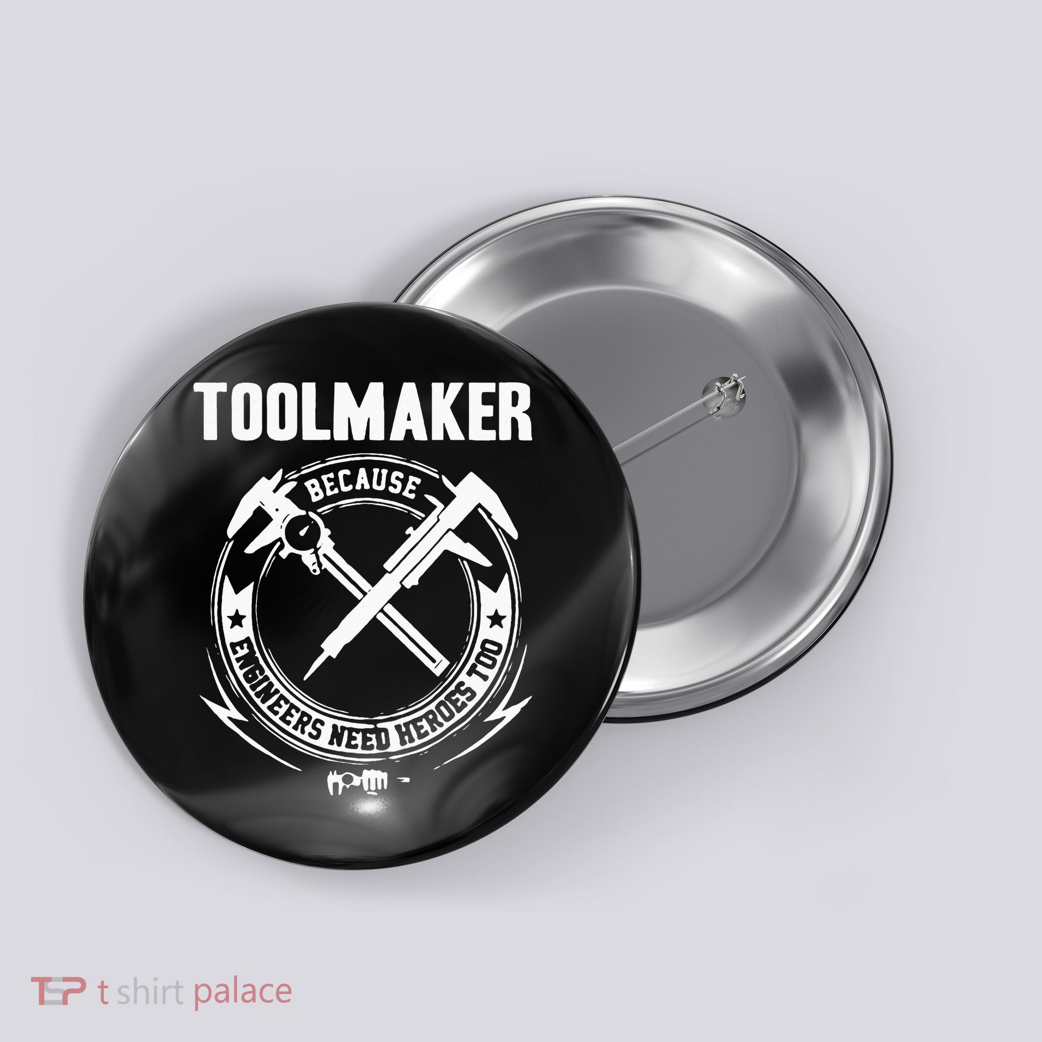 Toolmaker Machinist Button