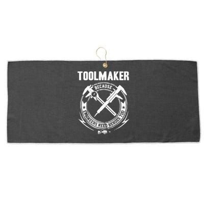 Toolmaker Machinist Large Microfiber Waffle Golf Towel