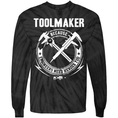 Toolmaker Machinist Tie-Dye Long Sleeve Shirt