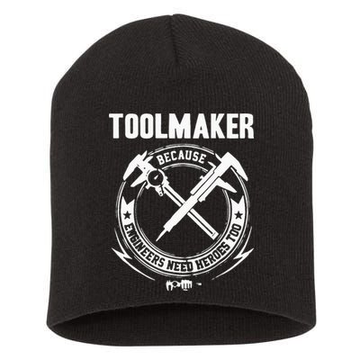 Toolmaker Machinist Short Acrylic Beanie