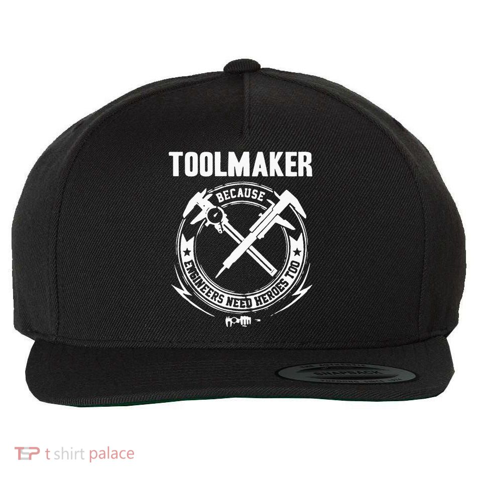 Toolmaker Machinist Wool Snapback Cap