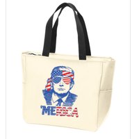 Trump Merica Trump Funny 4th Of July Zip Tote Bag