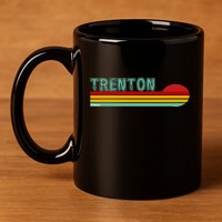Trenton Michigan 11oz C Handle Ceramic Mug