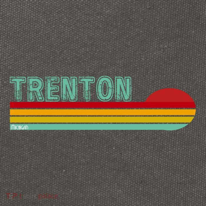 Trenton Michigan Cotton Canvas Backpack