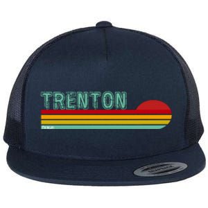 Trenton Michigan Flat Bill Trucker Hat