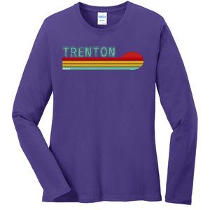 Trenton Michigan Ladies Long Sleeve Shirt