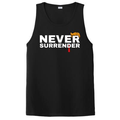 Trump never surrender 2024 Mugshot PosiCharge Competitor Tank