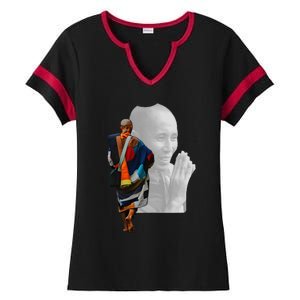 Thich Minh Tue Ladies Halftime Notch Neck Tee