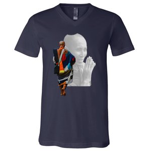 Thich Minh Tue V-Neck T-Shirt