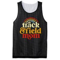 Track Mom Track And Field Mom Runner Running Mama Mother Mesh Reversible Basketball Jersey Tank