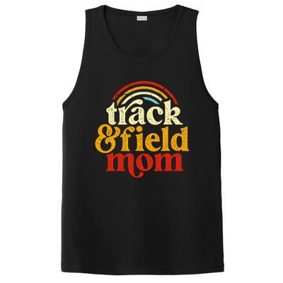 Track Mom Track And Field Mom Runner Running Mama Mother PosiCharge Competitor Tank