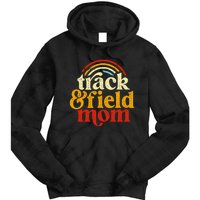 Track Mom Track And Field Mom Runner Running Mama Mother Tie Dye Hoodie