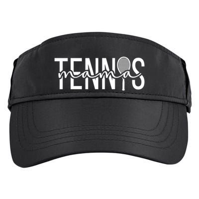 Tennis Mama Tennis Mom Of A Tennis Player Mother Cool Gift Adult Drive Performance Visor