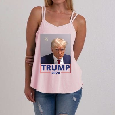 Trump Mugshot Trump 2024 Women's Strappy Tank