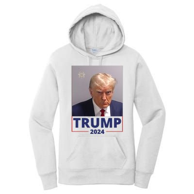 Trump Mugshot Trump 2024 Women's Pullover Hoodie