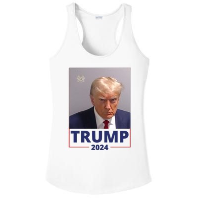 Trump Mugshot Trump 2024 Ladies PosiCharge Competitor Racerback Tank