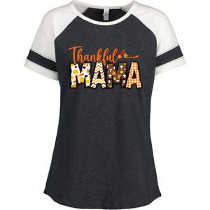 Thankful Mama Enza Ladies Jersey Colorblock Tee