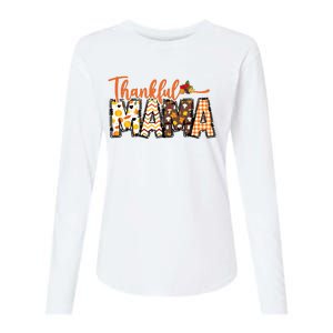 Thankful Mama Womens Cotton Relaxed Long Sleeve T-Shirt