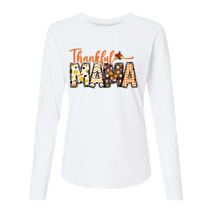 Thankful Mama Womens Cotton Relaxed Long Sleeve T-Shirt