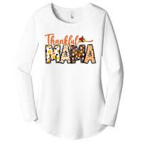 Thankful Mama Women's Perfect Tri Tunic Long Sleeve Shirt