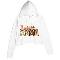 Thankful Mama Crop Fleece Hoodie