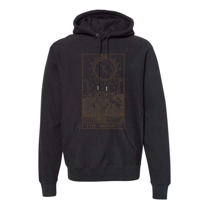 The Moon Tarot Premium Hoodie