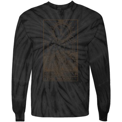 The Moon Tarot Tie-Dye Long Sleeve Shirt