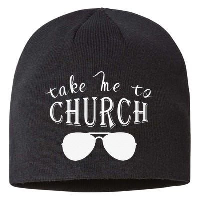 Take Me To The Church Christian Country Concert Sustainable Beanie