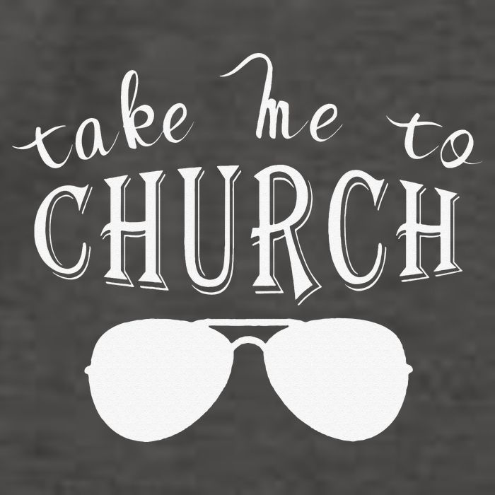 Take Me To The Church Christian Country Concert Vector Backpack
