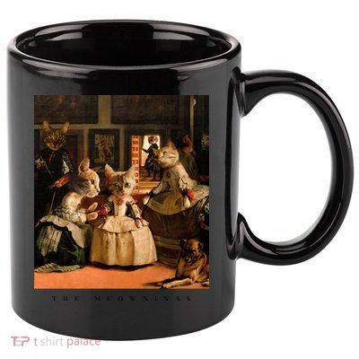 The Meowninas 11oz C Handle Ceramic Mug