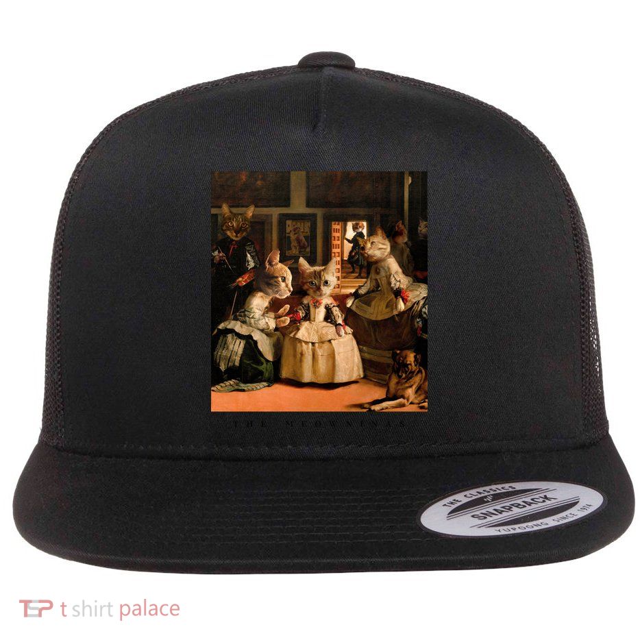 The Meowninas Flat Bill Trucker Hat