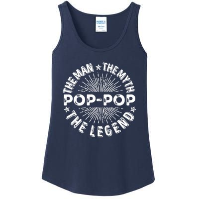 The Man The Myth The Legend For Pop Pop Ladies Essential Tank