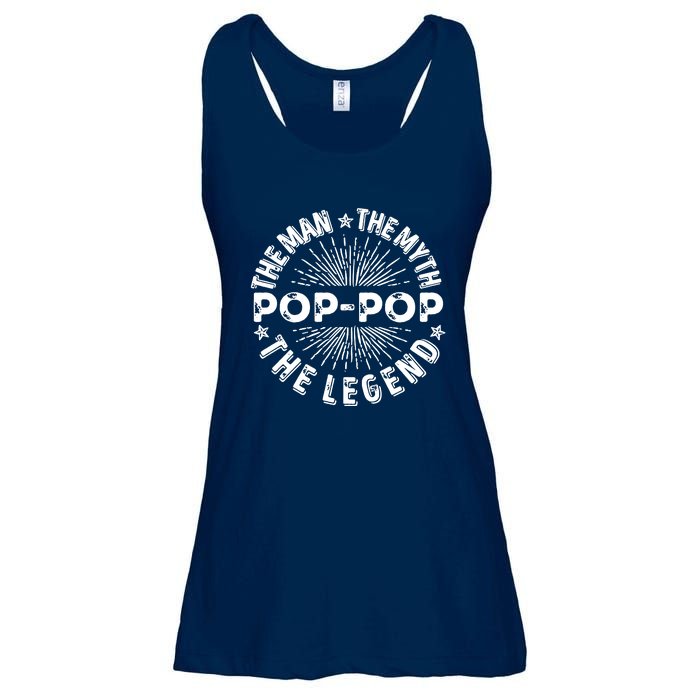 The Man The Myth The Legend For Pop Pop Ladies Essential Flowy Tank