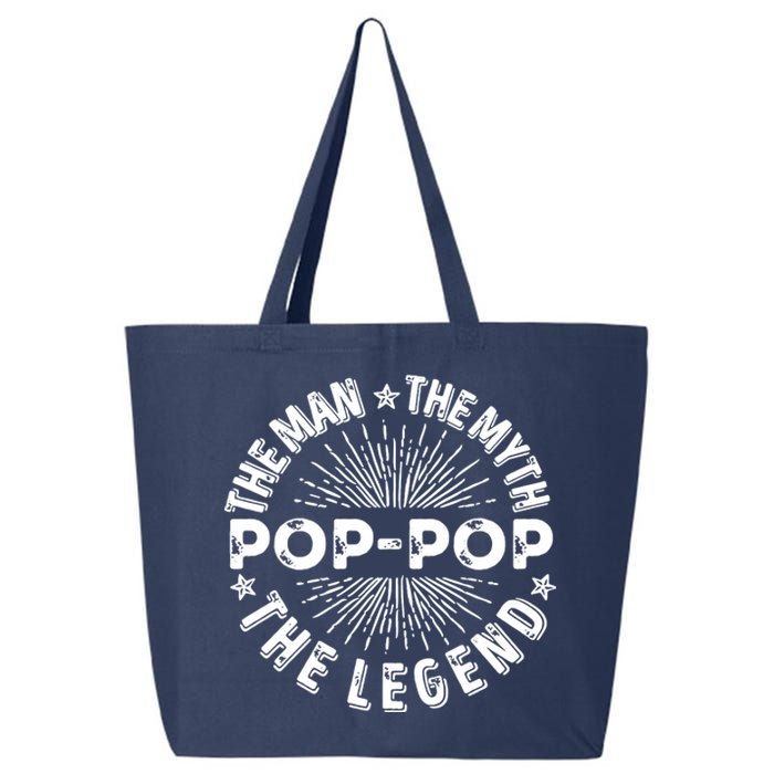 The Man The Myth The Legend For Pop Pop 25L Jumbo Tote