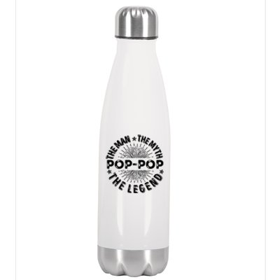 The Man The Myth The Legend For Pop Pop Stainless Steel Insulated Water Bottle