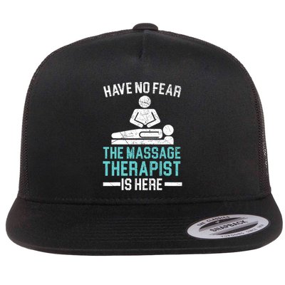 The Massage Therapist Is Here Spa Masseur Masseuse Flatbill Hat