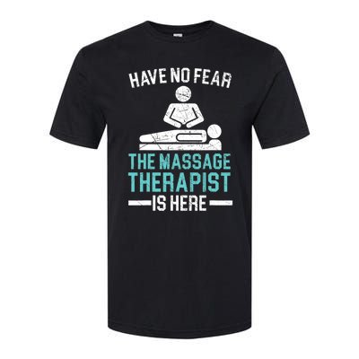 The Massage Therapist Is Here Spa Masseur Masseuse Softstyle® CVC T-Shirt