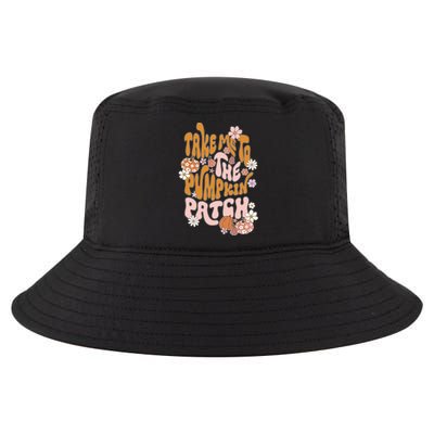 Take Me To The Pumpkin Patch Groovy Fall Retro Halloween Gift Cool Comfort Performance Bucket Hat