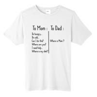 To Mom To Dad To Mom For Mother's Day Strong Mom Funny Tall Fusion ChromaSoft Performance T-Shirt