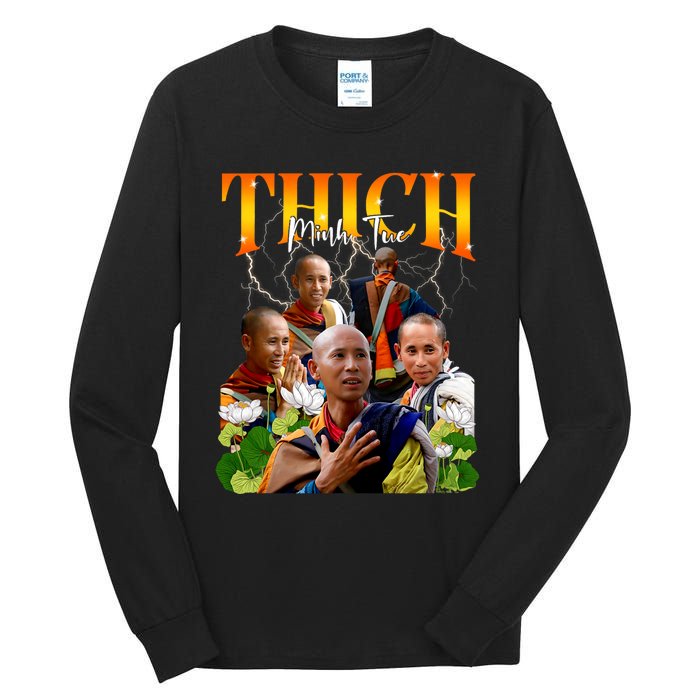 Thich Minh Tue Buddha Vietnam Buddha Vietnamese Tall Long Sleeve T-Shirt