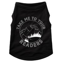 Take Me To Your Readers Alien Funny Reading Librarian Doggie Tank