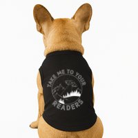Take Me To Your Readers Alien Funny Reading Librarian Doggie Tank